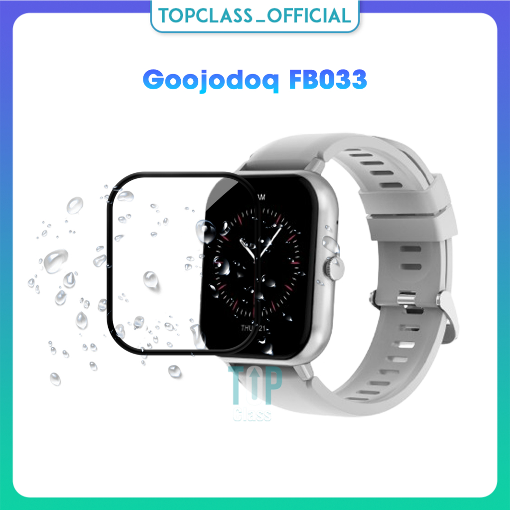 Bộ 2 miếng bảo vệ màn hình kính cường lực cho đồng hồ thông minh Goojodoq FB033