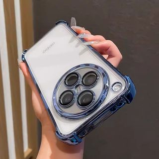 Vỏ Trong Suốt Cho OPPO Find X8 Pro Túi Khí TPU Chống Sốc Có Vỏ Điện Thoại Phim Ống Kính