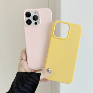 Ốp Điện Thoại Màu Tím / Xanh Lá / Vàng Trơn Cho iphone 13 14 7 8 Plus X Xs Xr 11 Pro 12 Max