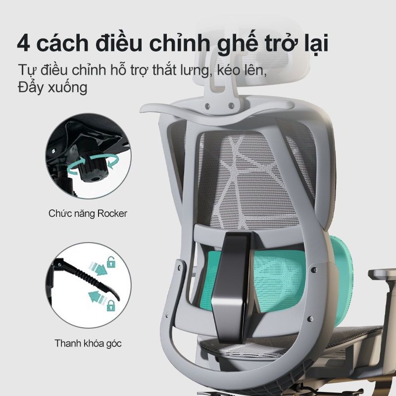 BRTHORY ghế công thái học ghế văn phòng ngã lưng ghế công thái học ghế xoay văn phòng computer chair chair office Hỗ trợ thắt lưng thoải máiGhế sếp đa năng chất lượng cao | BigBuy360 - bigbuy360.vn