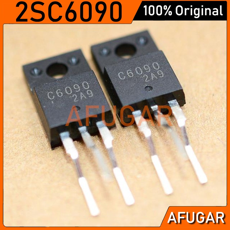 5 CHIẾC 2SC6090 TO-220F C6090 2SC6090LS TO220F NPN Power Transistor Color TV Đầu ra lệch ngang IC gố