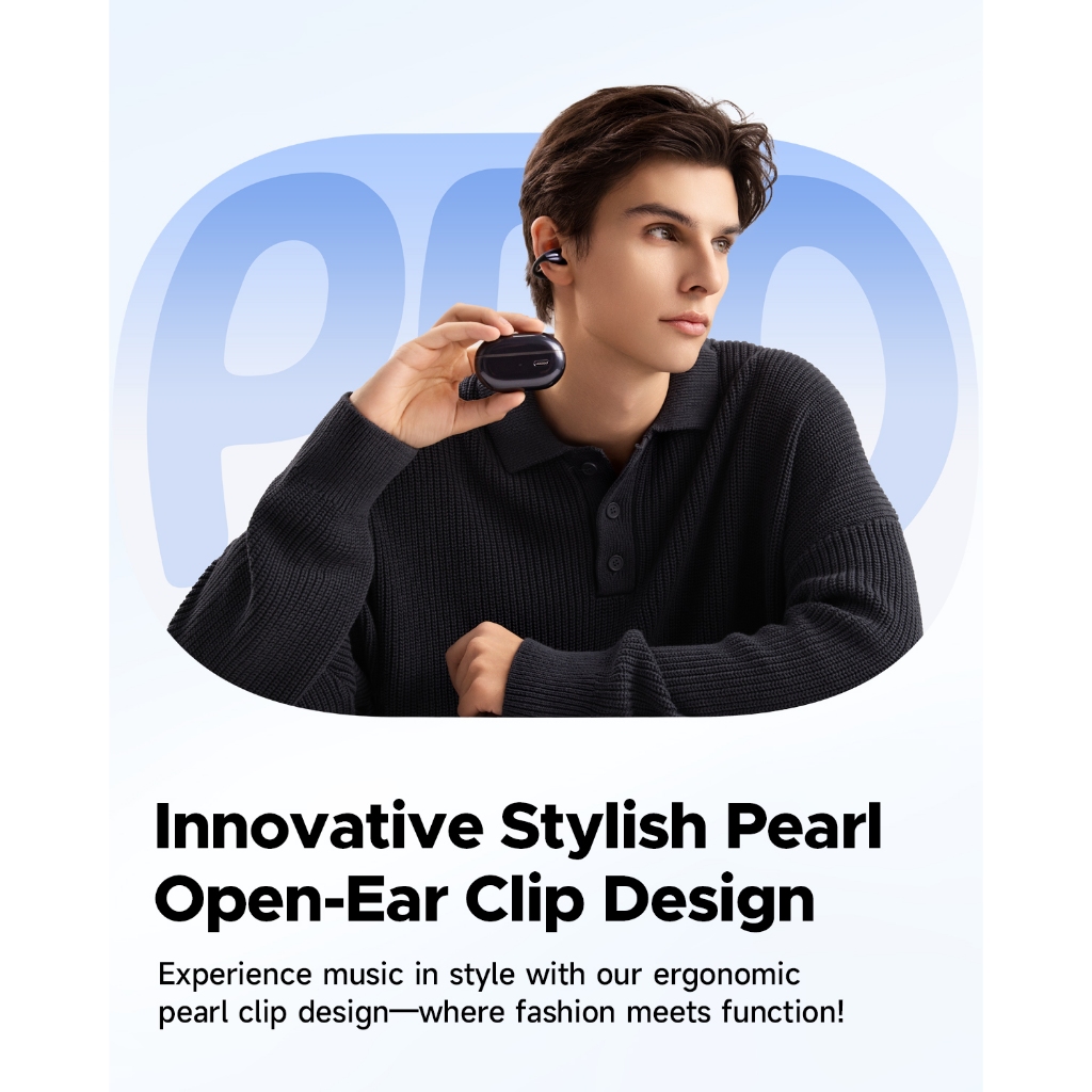 Tai nghe không dây SoundPEATS PearlClip Pro Bluetooth 5.4 | BigBuy360 - bigbuy360.vn