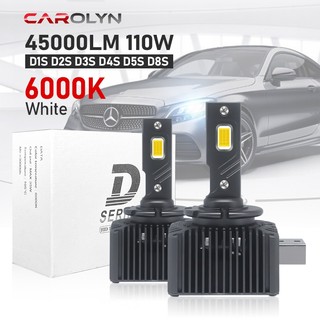 2 Chiếc 48000LM D1S D3S Đèn Pha 35W D2S D2R D4S D4R D5S D8S Đèn LED Canbus Tự Động Bóng LED Cho Đèn Ô Tô 6000K Cắm & Chạy