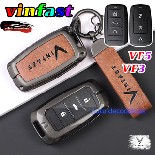 Vinfast VF5 VF3 Bảo vệ chìa khóa ô tô Vinfast VF3 VF5 Vỏ chìa khóa ô tô VF5 Móc khóa hợp kim kẽm