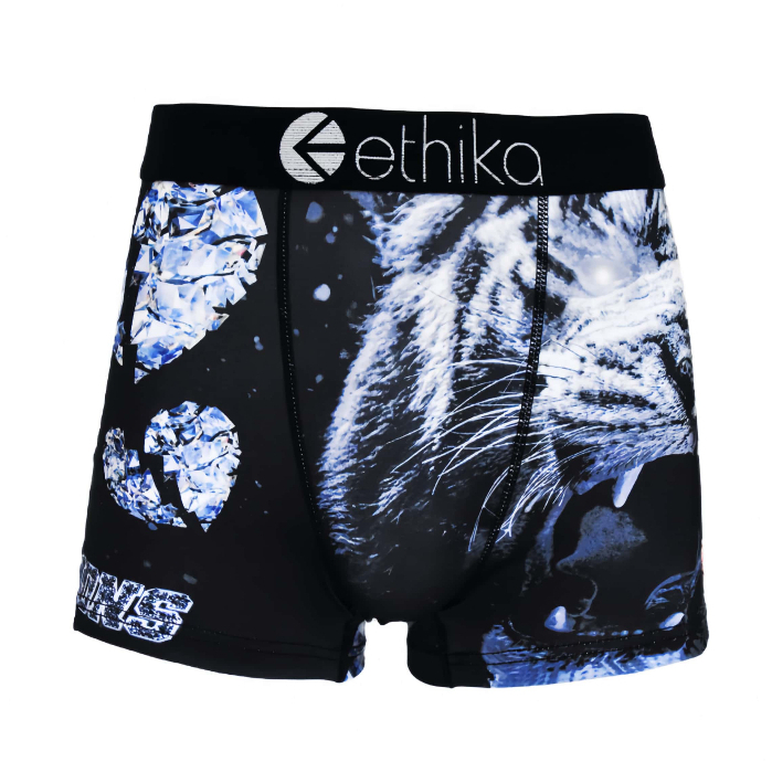 Ethika Nam Phong Cách Mỹ Ngắn Quần Lót In Kỹ Thuật Số Kích Thước Lớn INS Thời Trang Nhanh Khô Thoáng