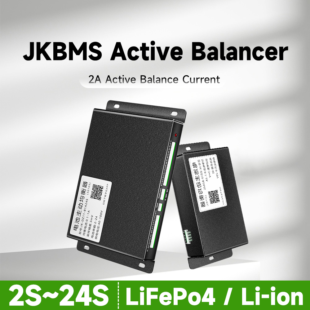 Jkbms Smart Active Balance BT Li-ion Lifepo4 8S 13S 14S 16S 17S 21S 24S 1A 2A Cân bằng JK