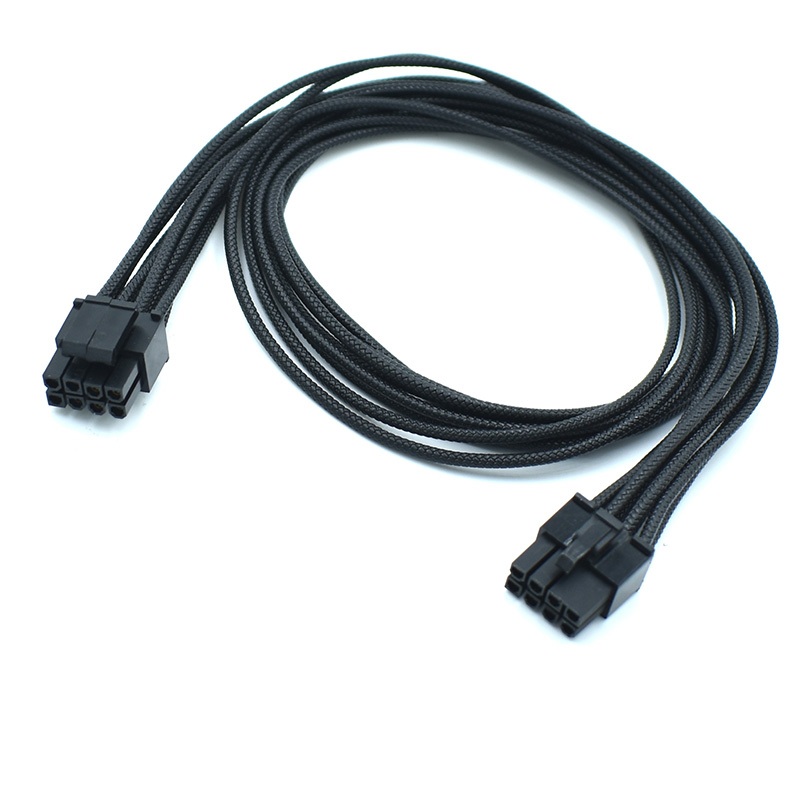 Dây đồng đóng hộp 16AWG có họa tiết bện PSU 8Pin sang PCI-E 8 (6 + 2) Pin / CPU8pin (4 + 4) Cáp cấp 