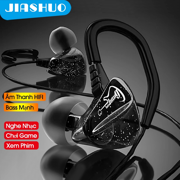 Tai Nghe Có Dây JIASHUO X5 Pro Gaming Super Bass Chống Ồn Cực Tốt Có Mic Đàm Thoại