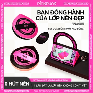 【PinkPunk  Kem Hút Cotton Hút Tùy Chọn Hút Kem Bột Hút Đệm Không Khí Mềm Không Hút Kem Giúp Loại Bỏ Kem Nền