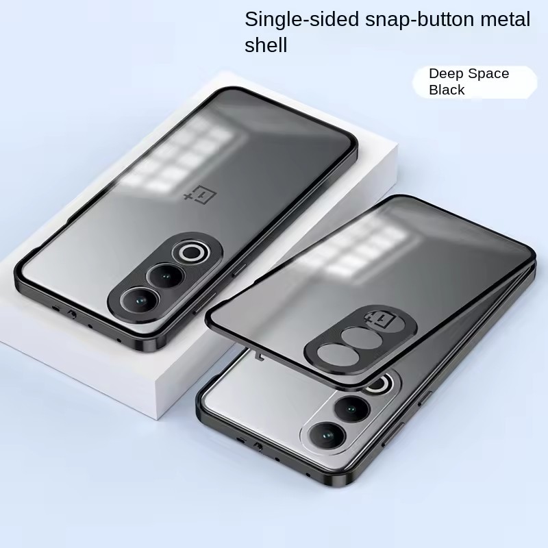 Ốp Lưng Khung Kim Loại Chống Sốc Cho Oneplus 13t Cover Chính Hãng Acrylic Matte Clear Hard Case 13s 