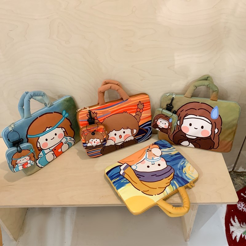 Phiên bản Hàn Quốc Túi đựng Laptop Niche phong cách mới Túi đựng Laptop 11 Inch 14 Inch