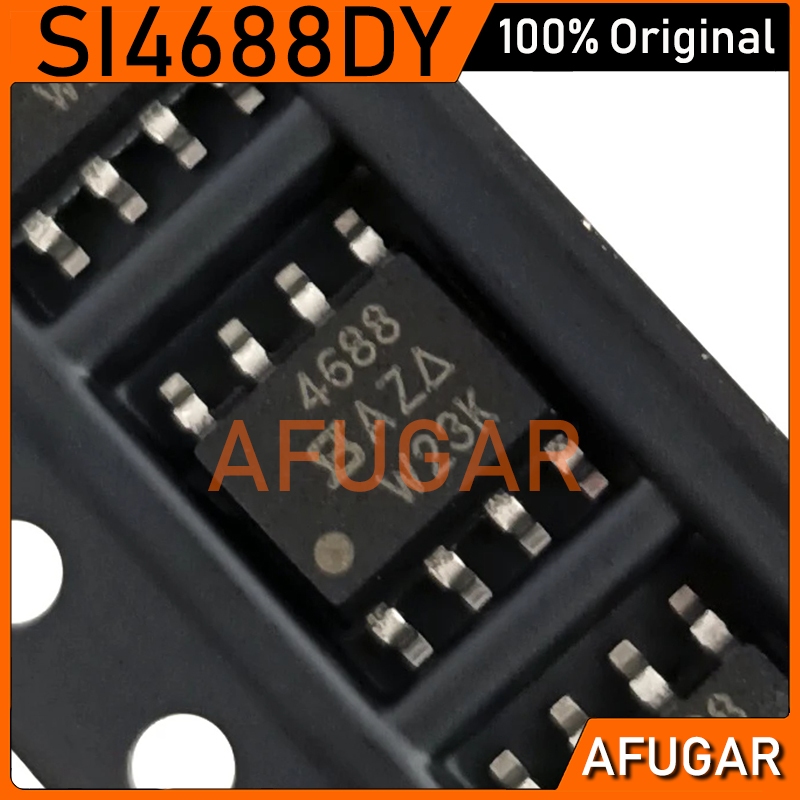10 Cái SI4688DY SOP-8 SI4688DY-T1-GE3 4688 SI4688 SOP8 30V 8.9A SMD N-kênh MOSFET bóng bán dẫn mới n