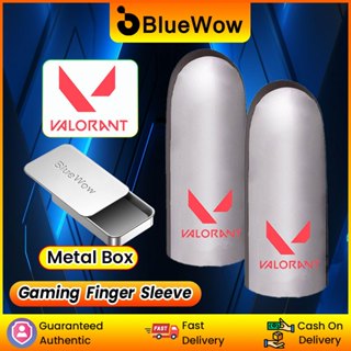 Găng tay chơi Game BlueWow Găng tay trò chơi di động dành cho PUBG Thoáng khí Tay áo ngón tay Đầu ngón tay Vải bạc chống trượt Vỏ chơi Game
