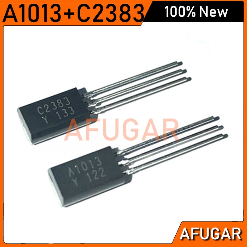 20 Cặp 2SA1013 2SC2383 TO 92L triode A1013 C2383 cặp khuếch đại âm thanh âm thanh