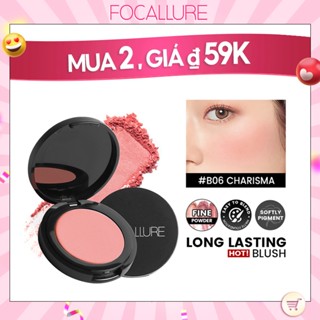  Phấn má hồng FOCALLURE trang điểm tự nhiên 11 màu tùy chọn Má hồng 