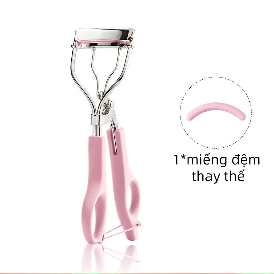 👑GK👑UKI** Kẹp lông mi, Bấm Mi UKI** Dụng Cụ Uốn Lông Mi Kèm Đệm Thay Thế Tiện Dụng Kuromi Cosmetic