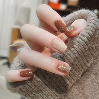 Bộ 24 Móng Tay Giả Ngắn Dễ Thương