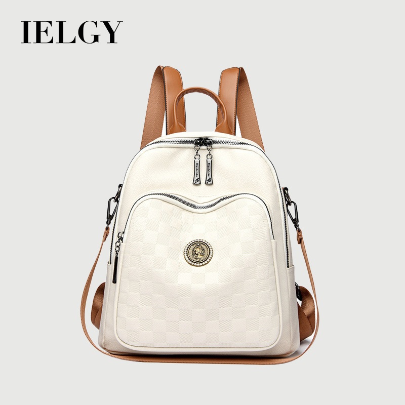 Ba Lô IELGY Phiên Bản Hàn Quốc Túi Du Lịch Phù Hợp Thời Trang Da Mềm Cao Cấp Ba Lô Nữ Một Gói Đa Năng
