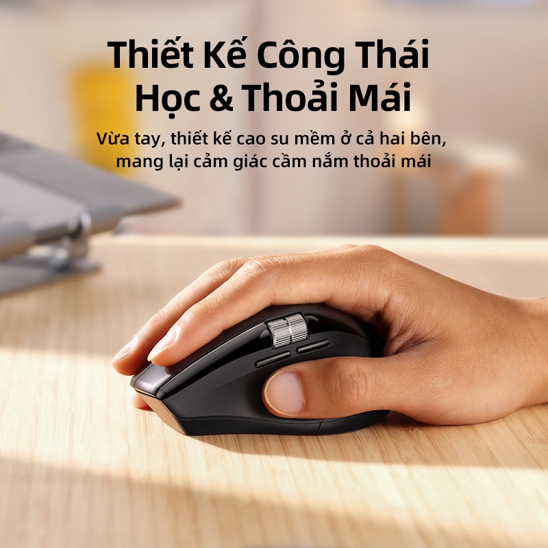 Chuột không dây cuộn siêu nhanh UGREEN Bluetooth 5.4 2.4G Công thái học 5000DPI cho máy tính bảng MacBook Máy tính xách tay Máy tính chuột | BigBuy360 - bigbuy360.vn