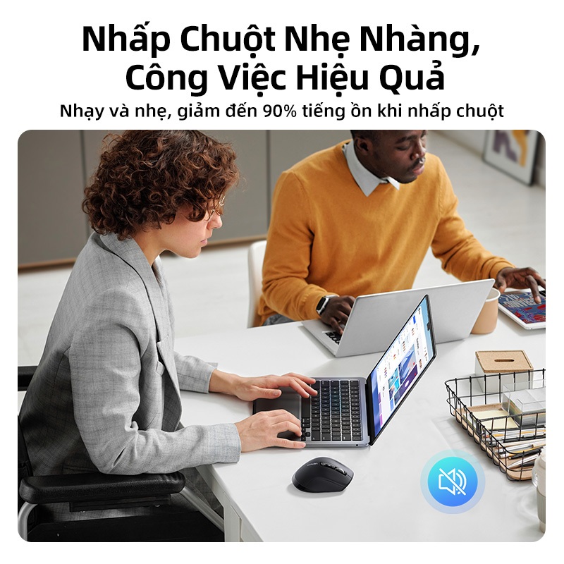 Chuột không dây cuộn siêu nhanh UGREEN Bluetooth 5.4 2.4G Công thái học 5000DPI cho máy tính bảng MacBook Máy tính xách tay Máy tính chuột | BigBuy360 - bigbuy360.vn