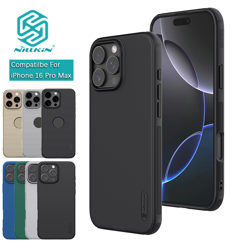 Nillkin Cho iPhone 16 Pro Max / iPhone 16E 17E / 16 Plus / Frosted Shield Pro Ốp Lưng Nhựa Mờ Từ Tín