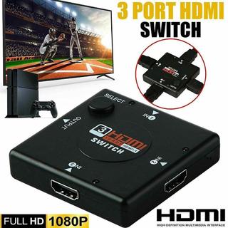 Công Tắc HDMI 3 Trong 1 Ra HDMI Switcher 3 Cổng HUB Box Công Tắc Tự Động 3x1 1080p HD 3 Trong 1 Ra HDMI Splitter HUB