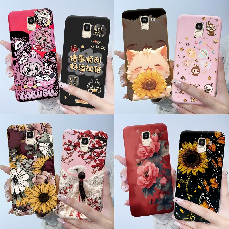 Dành Cho Samsung J6 2018 J600, J6 + J6 Plus J610 J6 Prime Ốp Điện Thoại Silicon Mềm TPU Ốp Lưng Hoạt