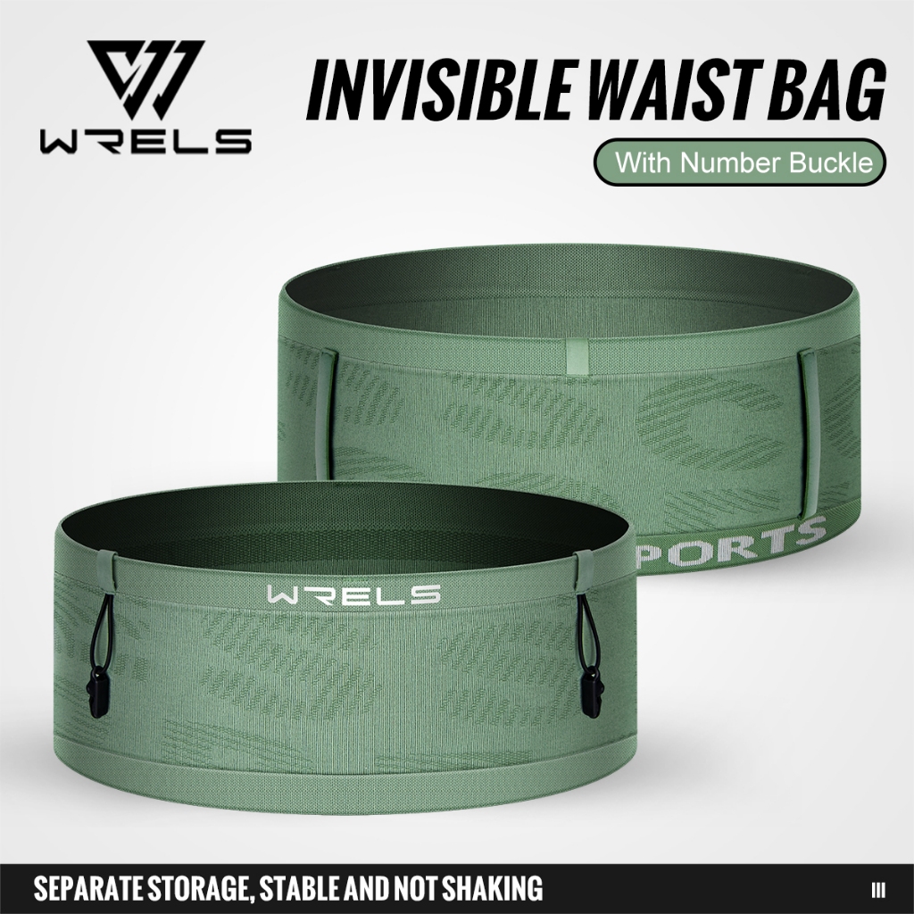 Túi đeo thắt lưng chạy bộ WRELS Nam nữ Túi thắt lưng thể thao co giãn cho xe đạp Marathon #YB1006