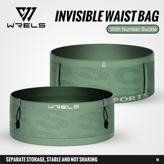 Túi đeo thắt lưng chạy bộ WRELS Nam nữ Túi thắt lưng thể thao co giãn cho xe đạp Marathon #YB1006