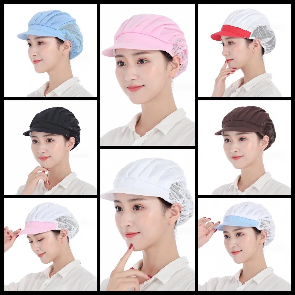 Mũ lưới đánh cá, mũ bếp nấu ăn, mũ bảo hộ công nhân thực phẩm