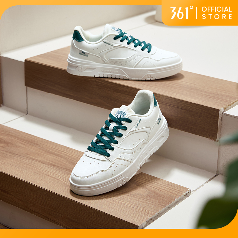 Giày thể thao thông thường 361 độ Soda 3.0 dành cho nam bằng da đôi Giày thể thao thông thường kiểu 