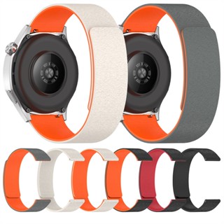  Dây đeo đồng hồ silicon màu kép đa năng 18mm 20mm 22mm cho Garmin Venu 2S 3S   Forerunner 55 158 168 245 255 255S 265 265S 645 Dây đeo đồng hồ từ tính bằng gỗ đám mây 