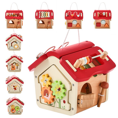 10 Trong 1 Hoạt Động Bằng Gỗ Khối Montessori Đồ Chơi Đa Năng Giáo Dục Tại Nhà Đồ Chơi Cho Trẻ Em Cảm Giác Học Ban Bận Rộn Quà Tặng Cho Bé