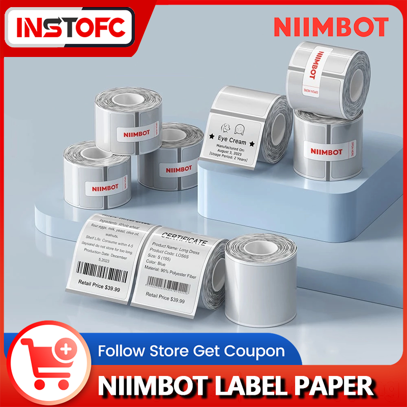 Giấy dán nhãn nhiệt trong suốt NIIMBOT B1 / B21 / B23