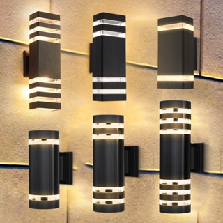 Đèn tường Led E27 Đèn tường ngoài trời Bóng đèn có thể thay thế Đèn treo tường cho phòng ngủ Phòng khách Đèn cầu thang Sân chiếu sáng cổng sân vườn