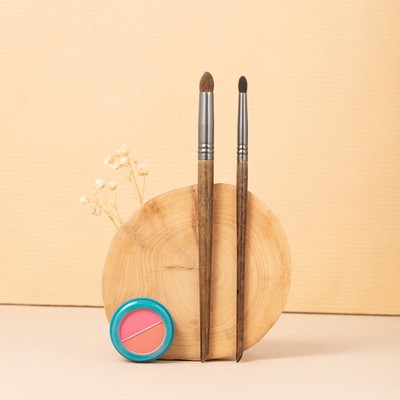 【OVW】 2 Chiếc Động Vật Tóc Cọ Trang Điểm Bộ Máy Xay Sinh Tố Mini XQ1419