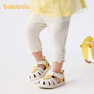 Balabala Quần Bé Sơ Sinh Quần Legging Bé Gái Quần Dài 2025 Mùa Hè Mới Mỏng Thanh Lịch Phong Cách Hợp Thời Trang