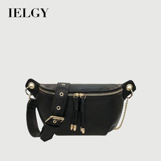 IELGY Túi Đeo Chéo Màu Trắng Dễ Phối Đồ Thời Trang Cho Nữ