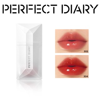  Son môi lấp lánh PERFECT DIARY 4ml chiết xuất trà xanh dưỡng ẩm êm dịu 