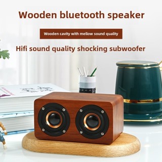 Loa Bluetooth Mini Bằng Gỗ Công Suất Cao Di Động Tiện Dụng Cho Điện Thoại / Máy Tính