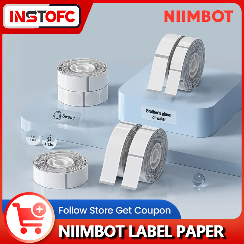 Giấy dán nhãn nhiệt trong suốt NIIMBOT D11 / D110 / D101 / H1S