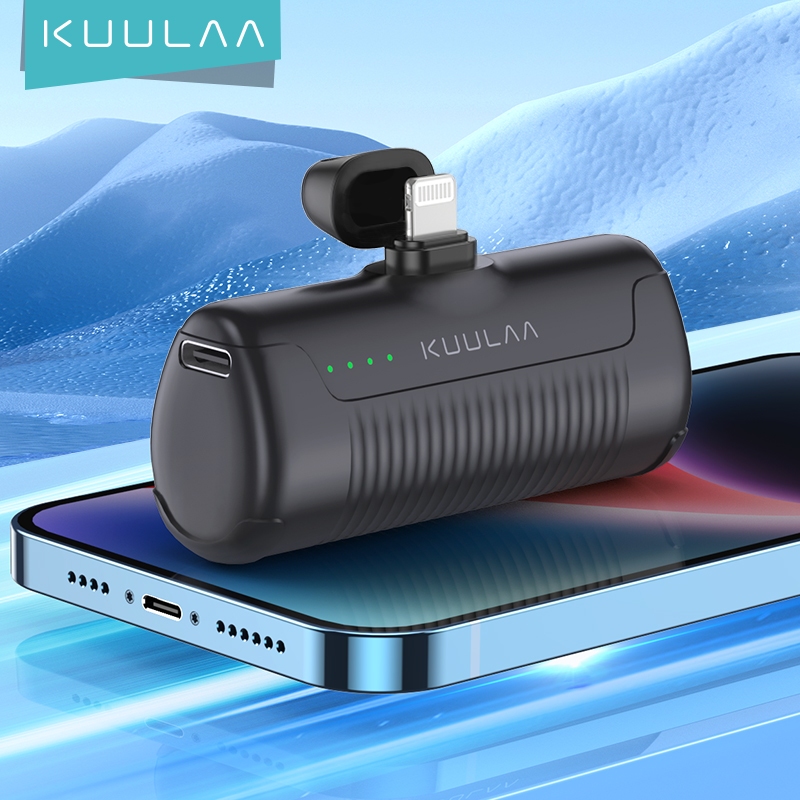 KUULAA Mini PD 12W Powerbank 4500mah Pin ngoài di động Sạc nhanh cho iPhone Android