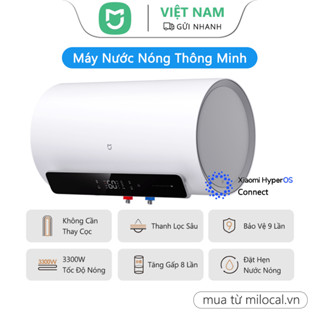  Máy Nước Nóng Điện Thông Minh Mijia 60L N1 3300W Làm Nóng Nhanh Lọc Sâu Bảo Vệ An Toàn Cho Xiaomi HyperOS Connect 