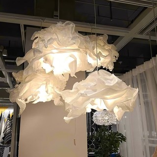  Diy Đám Mây Mặt Dây Chuyền Đèn Chùm Giấy Bắc Âu Sáng Tạo Đèn Thả Bàn Ăn Đèn Thả Trần Phòng Ngủ Phòng Ăn Giản Cửa Hàng Quần Áo Trang Trí 