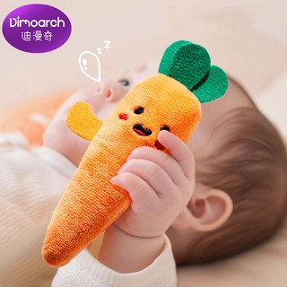  Dimoarch Củ Cà rốt đeo tay nhồi bông giúp giảm giật mình cho bé lúc ngủ của nhà Bánh Kid.  chun nhỏ  