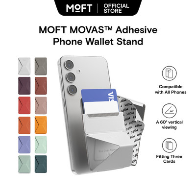 Moft X 3 Trong 1 Dính Điện Thoại Đế Đựng Thẻ Ví Có Thể Điều Chỉnh Góc Nhìn Từ Mỏng Thiết Kế Cho Android