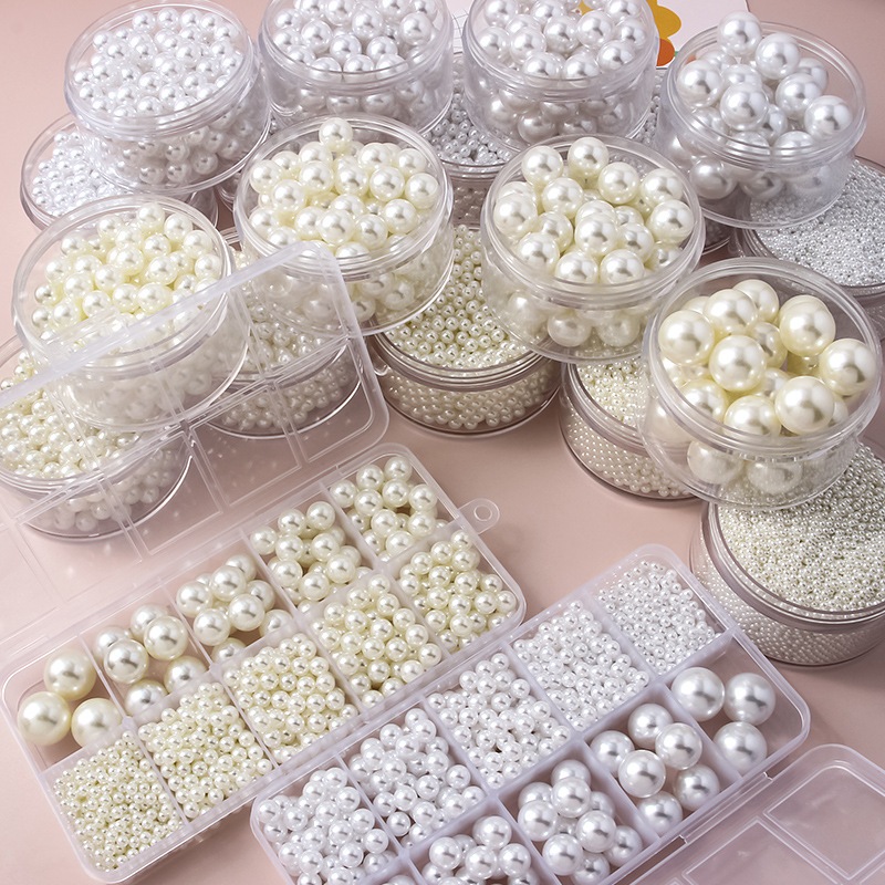 St.kunkka 400 chiếc Hạt Ngọc Trai Nhân Tạoviên ngọc trai giả bằng nhựa ABS dùng làm đồ trang sức DIY