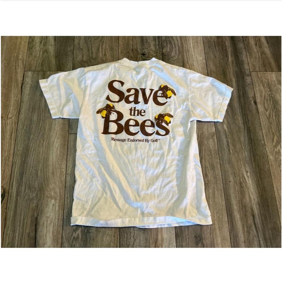 Áo thun nam cổ tròn Tyler The Creator Golf Wang, slogan "Save The Bees", phong cách thời trang đường