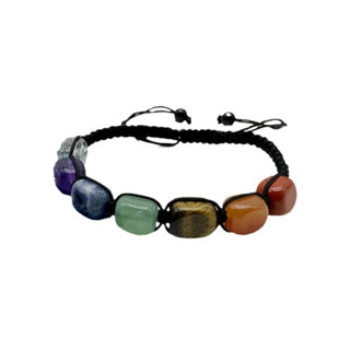 Vòng tay điều chỉnh 7 màu đá tự nhiên Thạch Anh unisex thời trang chất liệu cao cấp phong thủy
