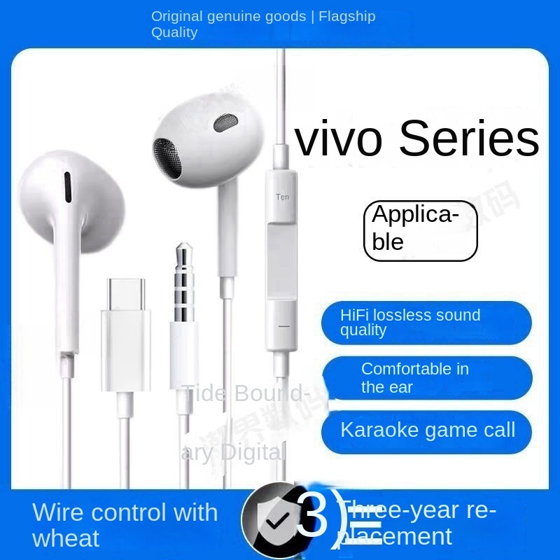 Tai nghe Type-C Tai nghe nhét tai Tai nghe có dây có micrô cho điện thoại thông minh Tai nghe khử ti